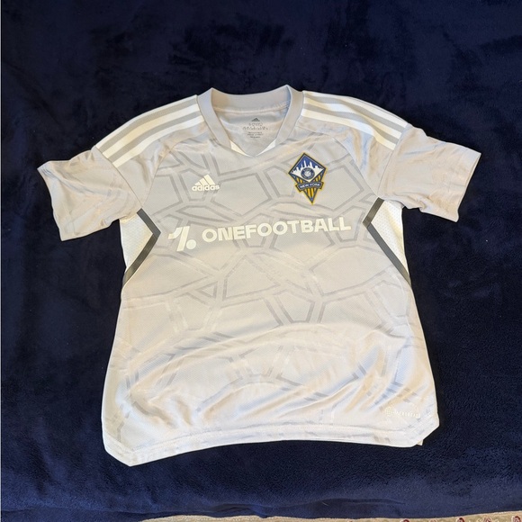 adidas Other - Adidas Kids Light Gray Soccer Jersey